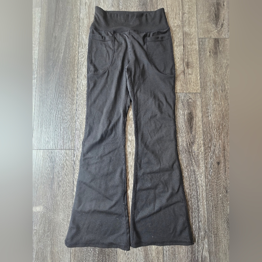 FREE w/ Purchase Women's Black Flare Leg Pants